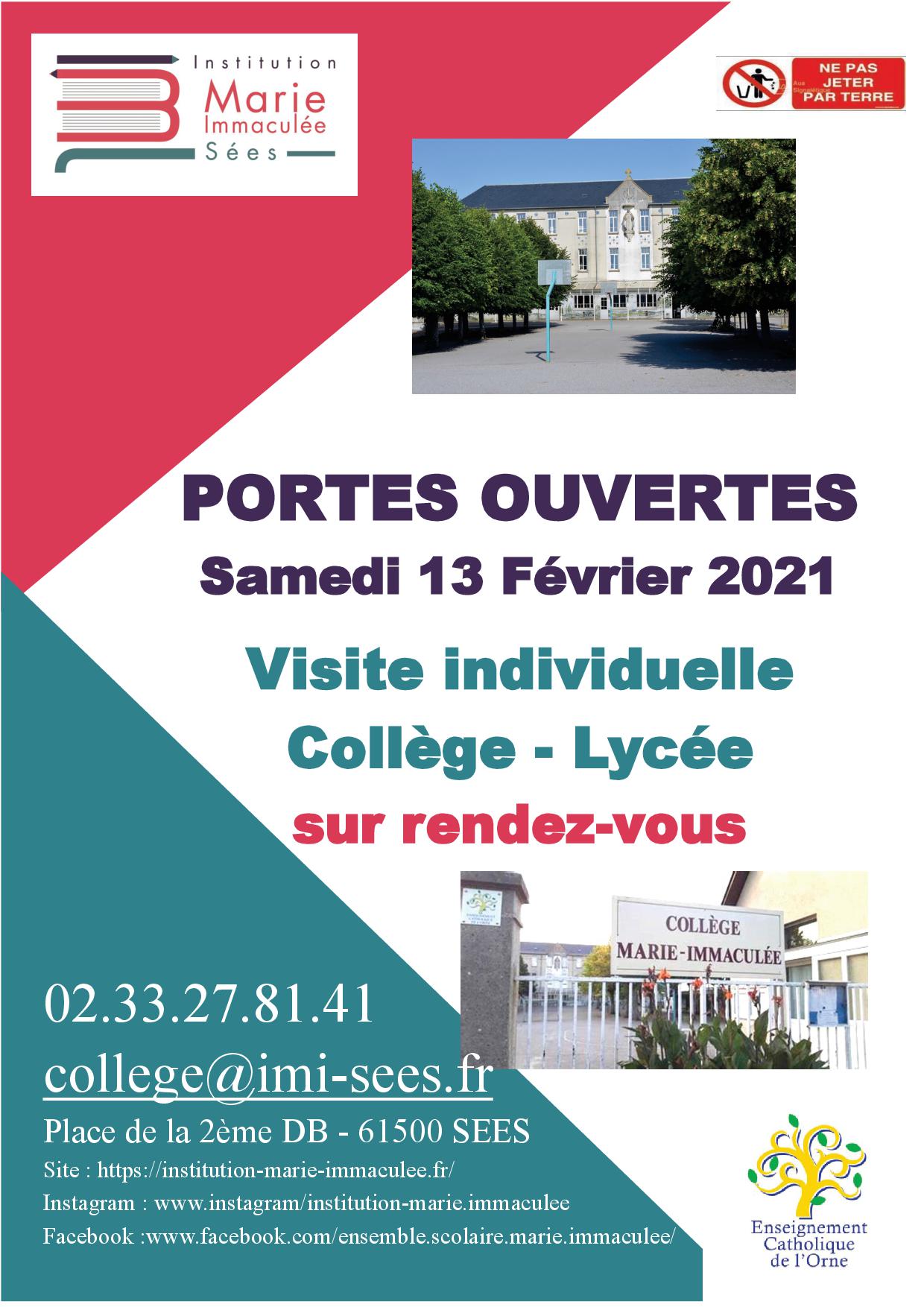 Affiche visite individuelle 2021